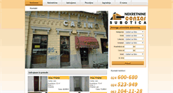 Desktop Screenshot of cenzarnekretnine.com
